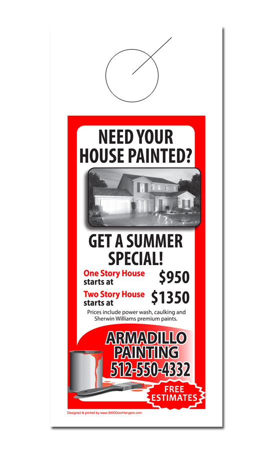 Painting Door Hanger Samples