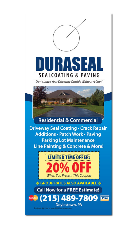 Home Remodeling Door Hanger Samples