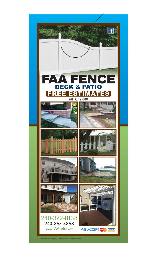 Deck And Fence Door Hanger Samples