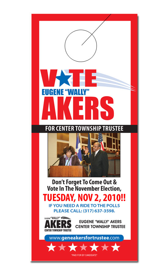 Political Door Hanger Samples