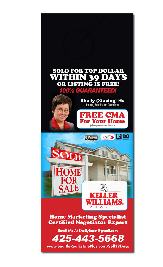 Real Estate Door Hanger Samples