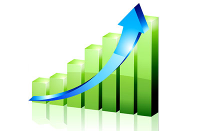 Marketing graph showing effectiveness Marketing graph showing the effectiveness of door hangers.