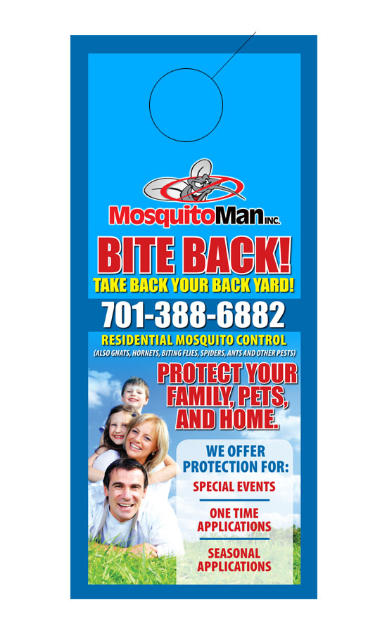 Pest Control Door Hanger Samples 3000 Doorhangers