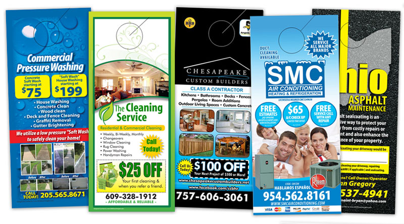 Custom Door Hanger Design & Printing Services